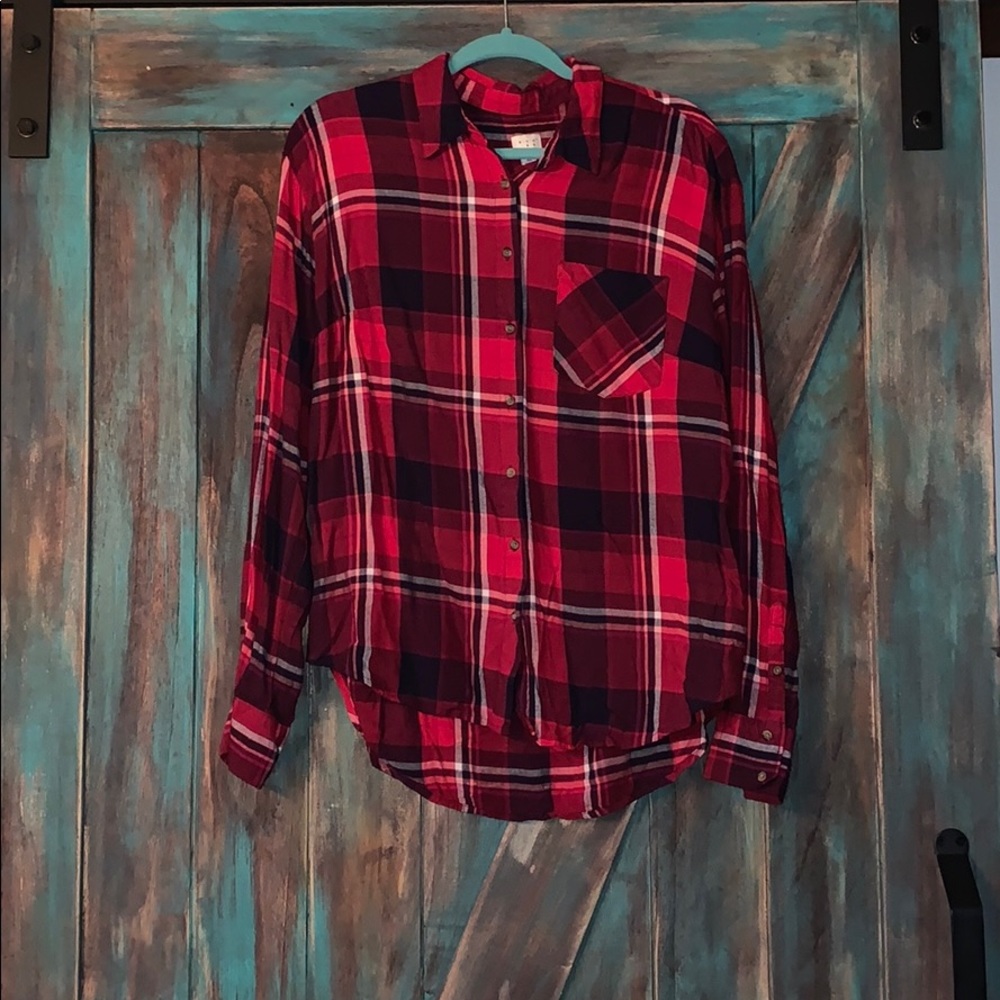 Plaid Button Down